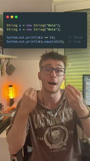 Strings en java #javaee #español #español #codinglife #negocios #java #humor #examen #profesor