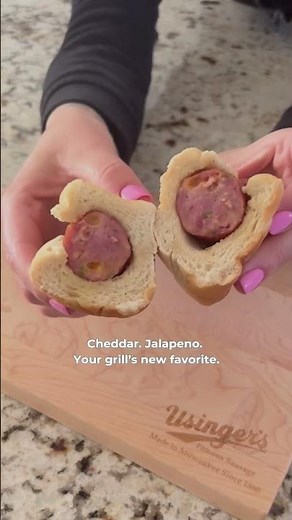 Cheddar. Jalapeño. Your Grill's New Favorite. | Usinger's Bratwurst