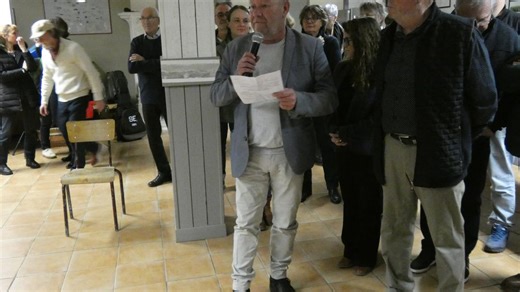 Des vœux placés sous le signe de Léon Lhermitte pour Gilles Cordival à Mont-Saint-Père