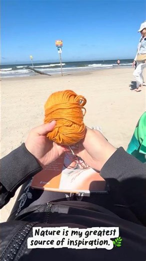 The Sea Inspires Every Stitch 🌊🧶#shorts #knit #handmade