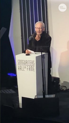 Watch Steven Spielberg induct Taylor Swift into Songwriters Hall of Fame