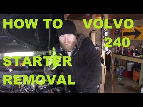 How to Remove Volvo 240 Starter