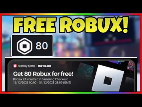 [ROBUX] FREE 80 ROBUX BY SAMSUNG! | Roblox