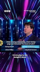 Zara McDermott helps Elliot answer a Strictly question - BBC
