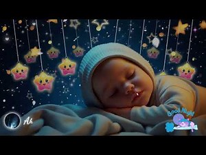 Baby Sleep Music 🌙 Baby Sleep Instantly 💖 Deep Calm Night 🎵 Mozart & Brahms Lullabies