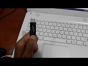 How to install applications on a flash drive to a laptop
