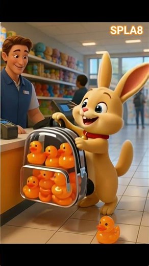 Can The Rabbit Escape The Robot? #SPLA9 #rek #ai #top #funny #animation #shorts #shortvideo @spla8