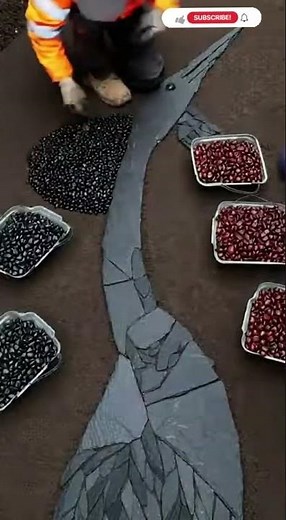 Amazing DIY Pebble Mosaic Garden Path Transformation! ✨