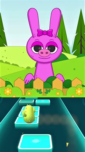 🐷 Peppa Pig Song Goes WRONG 😂 | Funny Cartoon Short | Tiles Hop Style #shorts