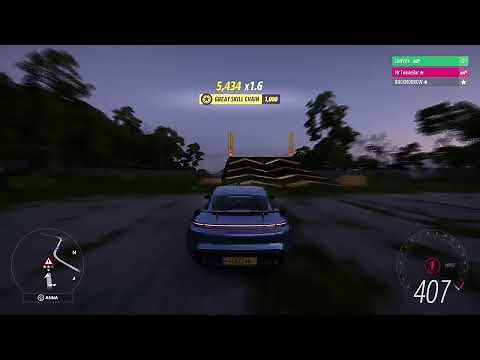 Porsche Taycan uses Speed Glitch in Forza Horizon 5
