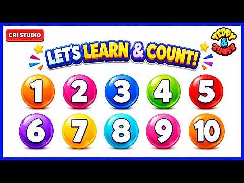 Learn Numbers | 1 To 10 | 123 Number Names | 1234 | Numbers for Kids | 12345 Number Song