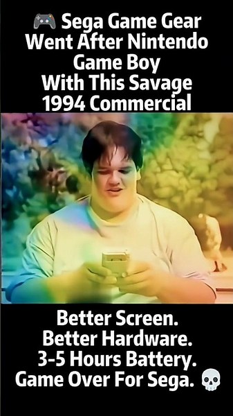 Sega Game Gear Had Color In 1994 But The Game Boy Still Destroyed It In Sales #sega #nintendo