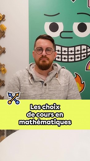 Quel cours de mathématiques choisir? Ça dépend de ce que tu aimerais faire plus tard! On t'explique les divers profils. #choix #cours #maths #secondaire4 #secondaire5 #alloprof