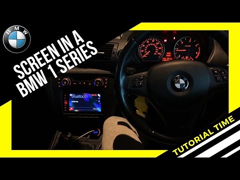 Installing A Double Din Screen Into My BMW 1 Series E81 *DIY*