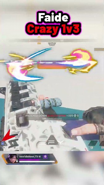Faide mind blowing 1v3 😱😱