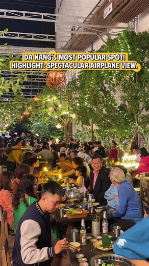 Lost in a BBQ forest in the middle of Da Nang city 🌿🔥 Garden vibes smoky BBQ city views starting from 29k VND! And YES they’re open through Tet! 🧧 📍 Moi Airport - 58 Nguyễn Tri Phương #DaNangFood #BBQ #TetEats