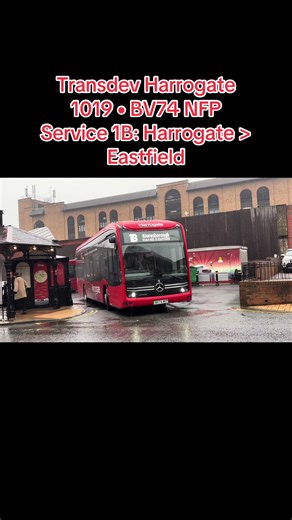 Transdev Harrogate 1019 BV74 NFP Service 1B: Harrogate > Eastfield (via Starbeck & Knaresborough) 07/02/2026. Filmed with @Tyler Houghton 📸🚍🚄🛩🚚 #Bus #wockst★rz🦇 #fyp #foryoupage #4u