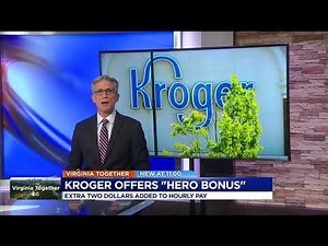 Kroger offers "Hero Bonus"