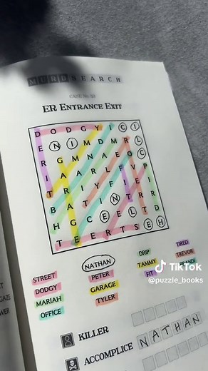 Murd Search Solved: Find the Accomplice in the Word Search
