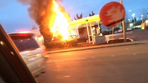 Woman burned in explosion at Everett 'bikini barista' stand
