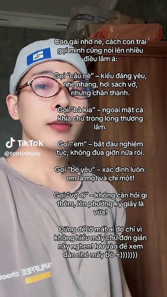 Ý Nghĩa Cách Gọi Của Con Trai Trong Tình Yêu