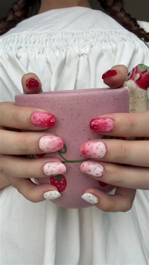 Strawberry Nail Art: Creative Press-On Designs