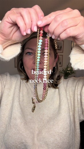 Layered Beaded Necklace for Midsize Fashion