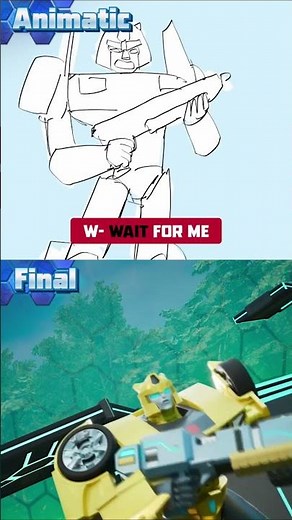 Animatic VS Final | Target Shooting Challenge | Transformers: CYBERWORLD