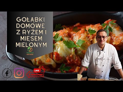 Gołąbki Domowe z Ryżem i Mięsem Mielonym.