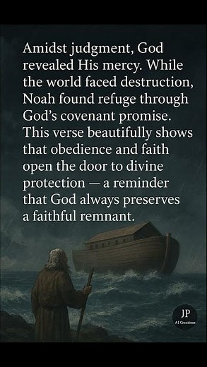 🕊️ Genesis 6:18 | God’s Covenant with Noah