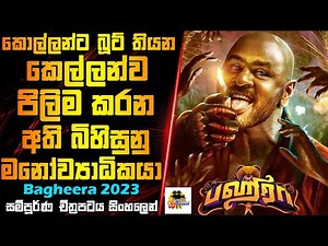බූට් තියන කෙල්ලන්ව පිලිම කරන මනෝව්‍යාධිකයා | Bagheera Movie Explained In Sinhala | Sinhalen Baiscope