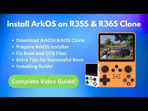 R36S ArkOS Installation – Full Firmware Flashing Tutorial (Support R36S/R36S Clone)