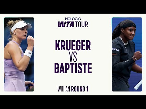 Ashlyn Krueger vs. Hailey Baptiste | 2025 Wuhan Round 1 | WTA Match Highlights