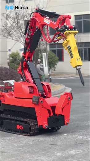 HCR120C: Precision Demolition, Smart Safety #demolitionrobot #demolition