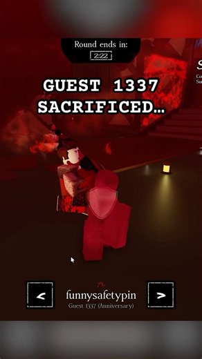 The Guest Sacrifice His Life For Him... in Forsaken Roblox