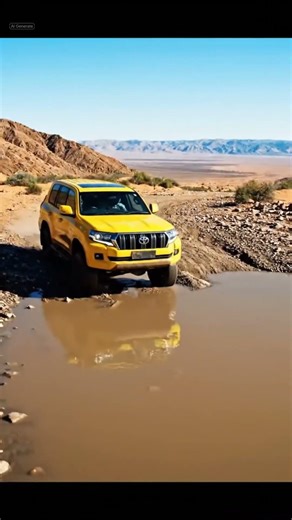 Yellow Toyota Land Cruiser Prado | Extreme 4x4 Off-Road Test#4x4 #offroad #toyota