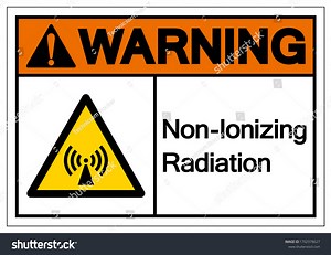 Warning Non-ionizing Radiation Symbol Vector Illustration Stock Vector (Royalty Free) 1702978627 | Shutterstock