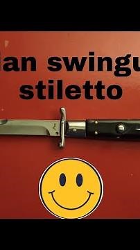 10" WISH AKC ITALIAN SWINGUARD STILETTO SWITCHBLADE KNIFE