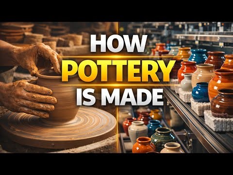 How Pottery Is Made | From Clay to Beautiful Factory Finished Pots