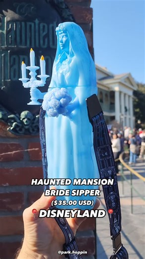 Park Hoppin’ on Instagram: "The haunted Mansion Bride Sipper 👻 Video by: @valiantes._ #thehauntedmansion #disney #disneyland #disneycollect #disneycollector #disneybride #disneylandcalifornia"