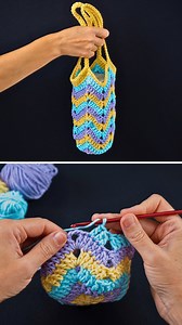 317K views · 4.3K reactions | Easy crochet bottle bag! Step by step...