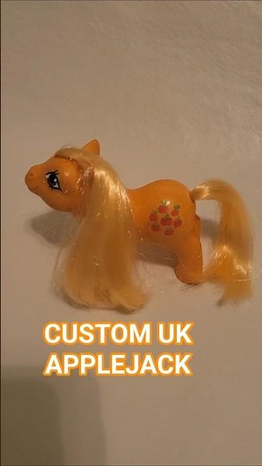 My first G1 custom UK Baby Applejack My Little Pony G1 #mlp #mlpg1 #mlpcustom #mlps #Applejack