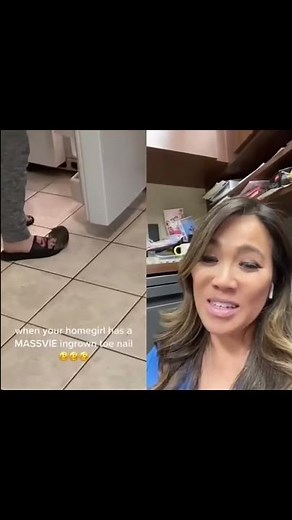 Massive Ingrown Toenail! Dr Pimple Popper Reacts 🦶 #shorts