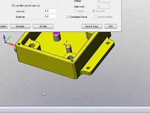 profile part 1 in 2.5D Milling