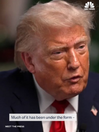 President Trump tells Kristen Welker in an exclusive interview with “Meet the Press” that Iran is “not an endless war,” saying that the threat is “largely over.” #MTP