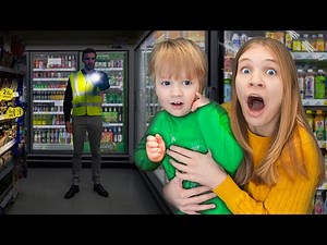Amelia & Arthur try the 24 hours at the Supermarket challenge - Videos For Kids