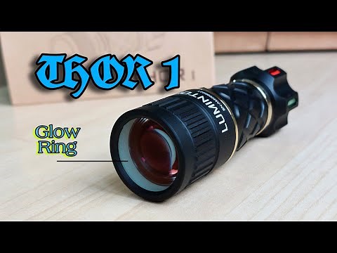 LUMINTOP THOR 1 LEP FLASHLIGHT - UNBOXING AND LIGHT TEST