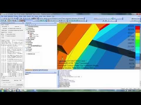 Femap and NX Nastran Five Minute Tutorials - Plate Contact