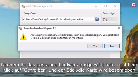 Win32 Disk Imager - Bootfähige SD-Karten und USB-Sticks erstellen