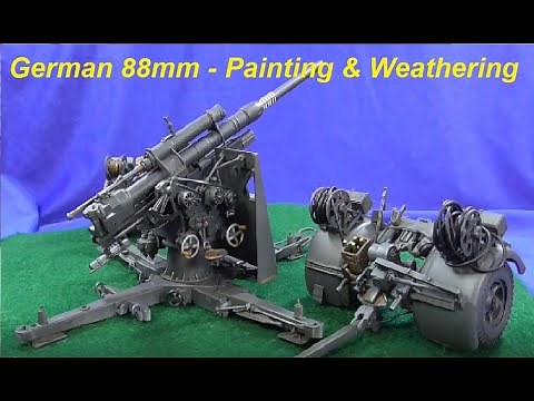 Tamiya 1/35 German 88mm Gun - Painting & Weathering